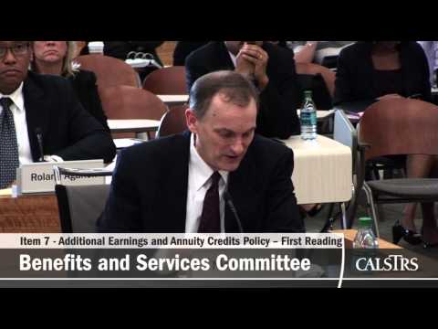 Teachers' Retirement Board November 2014 - Benefits and Services Committee (Part 3 of 4)