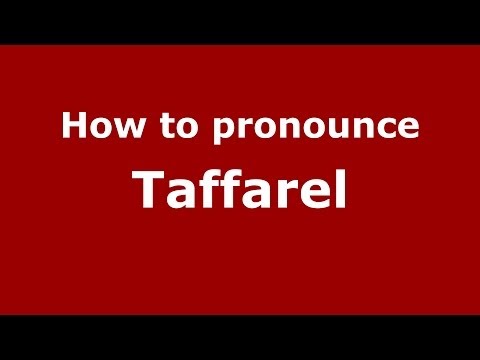 How to pronounce Taffarel (Brazilian Portuguese/São Paulo, Brazil) - PronounceNames.com