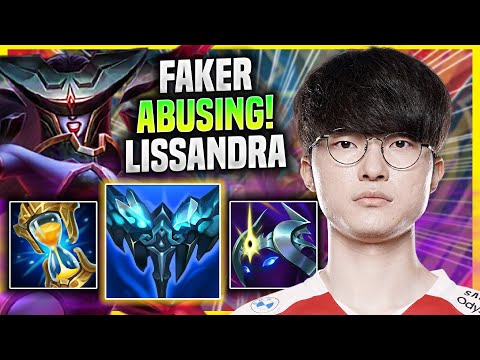 FAKER ABUSING IN EUW SOLOQ WITH LISSANDRA! - T1 Faker Plays Lissandra MID vs Leblanc!