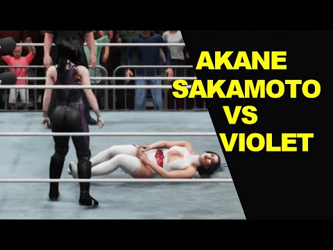 WWE 2K19 Akane Sakamoto vs Violet - Knockout Match