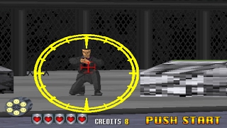 Virtua Cop 2 Arcade: Mission 2 - Save The Mayor (Sega Model 2)