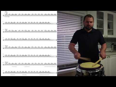 120 Bpm Doubles Triplet Rolls for Snare Drum