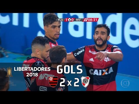 Flamengo 2 x 2 River Plate - Libertadores 2018 - Globo HD⁶⁰