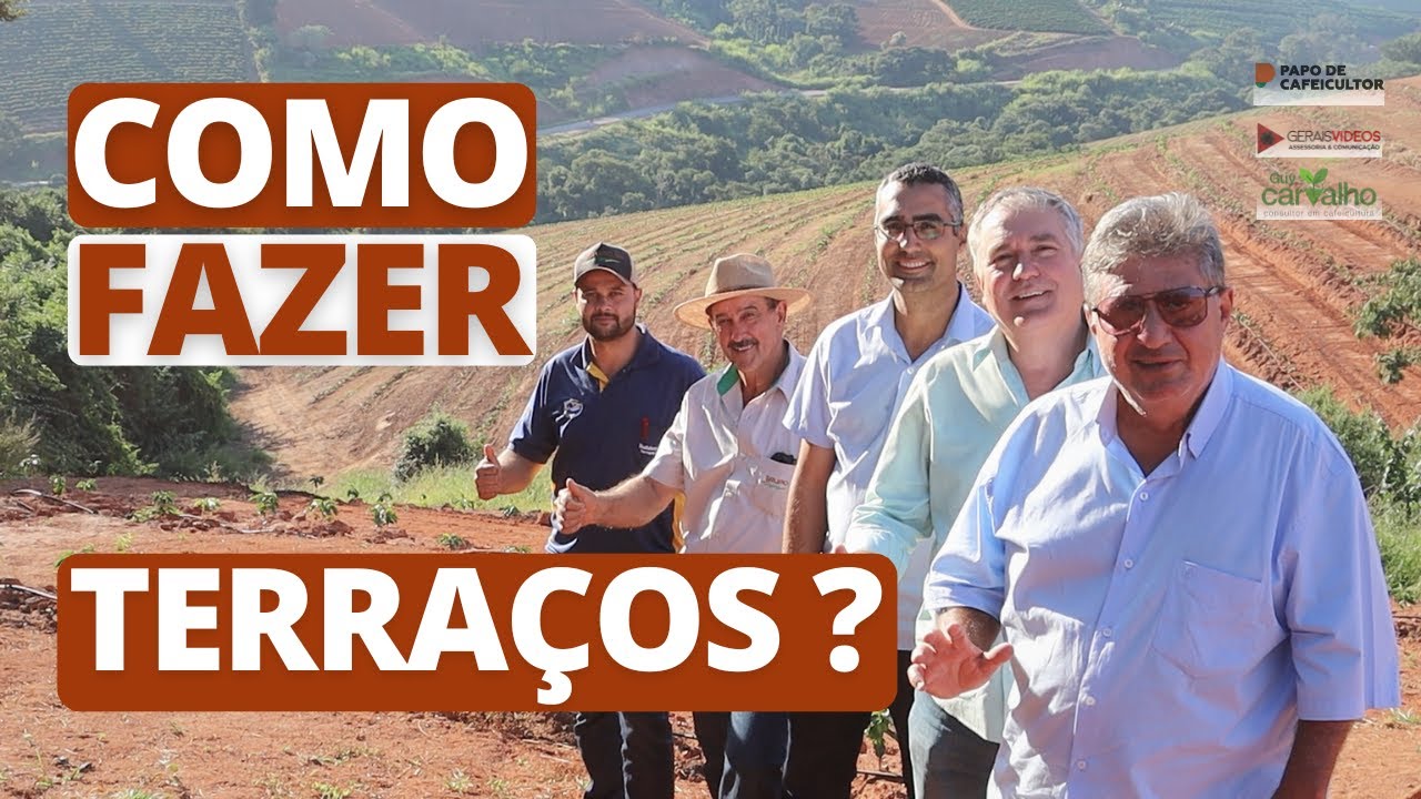 Como fazer terraços para a cafeicultura de montanha?