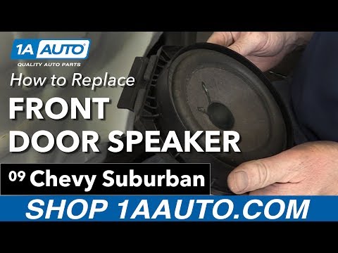 How to Replace Front Door Speakers 07-13 Chevy Suburban