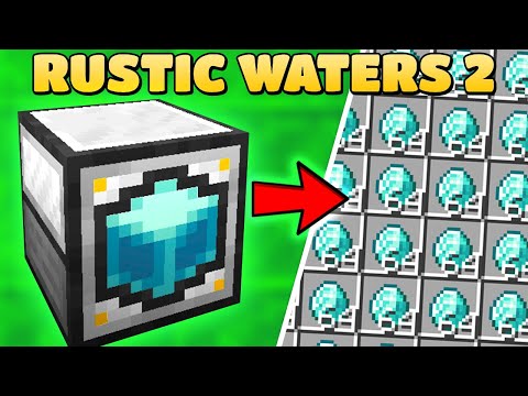 PRESSURIZED COAL & AUTOMATING DIAMONDS! Rustic Waters 2 EP15 | Modded Minecraft 1.16