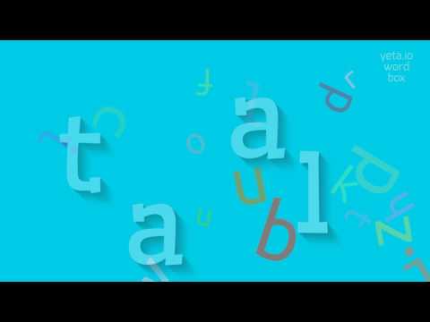 How to say "taal"! (High Quality Voices)
