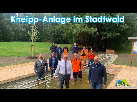 NEU! Kneipp-Anlage im Stadtwald - Baubeginn bis Einweihung