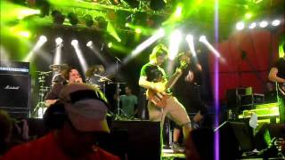 Humanity's last breath - Intro and Product of war live @ Metaltown 2011.wmv