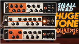 Video thumbnail for Orange "Baby Range" Amp Heads | NAMM 2025 | Solid State Power Houses by GUITARGUITAR