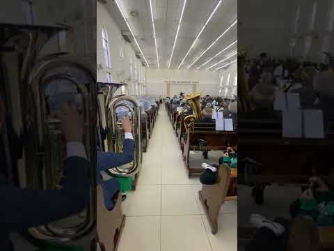 Hinário 5 - hino 280 - De Deus armadura - (Ensaio Regional - Vila Salete CCB) #ccb #tuba #orquestra