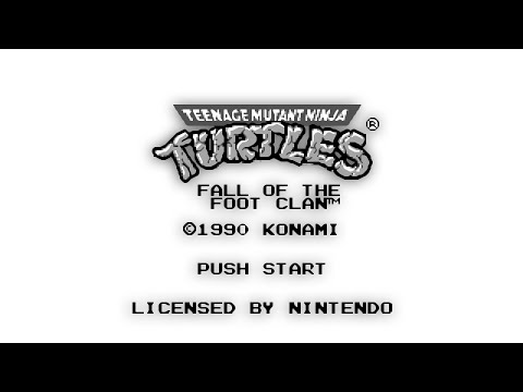 Teenage Mutant Ninja Turtles - Fall of the Foot Clan Full Playthrough
