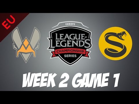 Splyce vs Vitality | Game 1 | HIGHLIGHTS | EU LCS W2D2 2017 Spring split