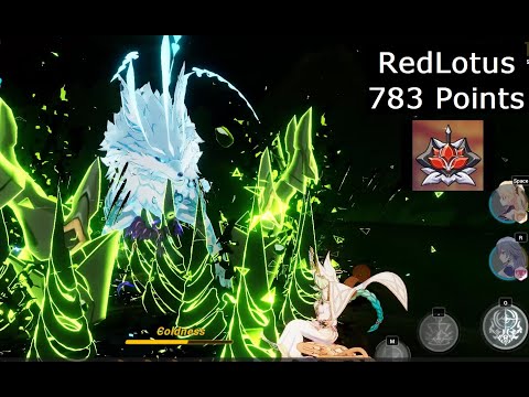 Honkai Impact 3; Andrius Lightning (783 Points) Redlotus D425; AE S2, PV SSS, IO S2, Kiana elf 3star