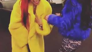 Cardi B singing Dime by Ivy Queen