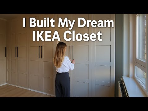 Built the Ultimate IKEA Walk-In Closet | Dream Transformation!