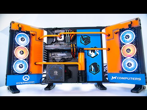 HUGE Water Cooled Gaming PC Build i7 9700k & RTX 2080! - Ultimate Time Lapse Build 2019