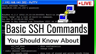 [🔴LIVE] Basic SSH Commands you should learn about| PuTTy