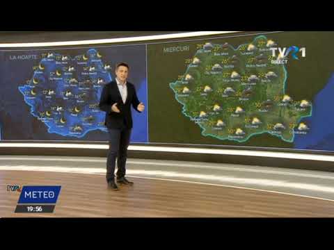 Rubrica Meteo TVR1 - 25 august, ora 20:00