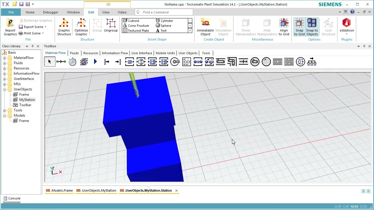 Plant Simulation 3D Animatable Objects custom