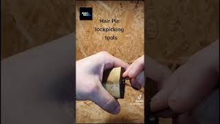 how to pick a lock with a hair pin