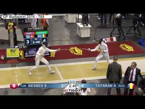 Besbes TUN vs Tataran ROU Budapest GP 2016