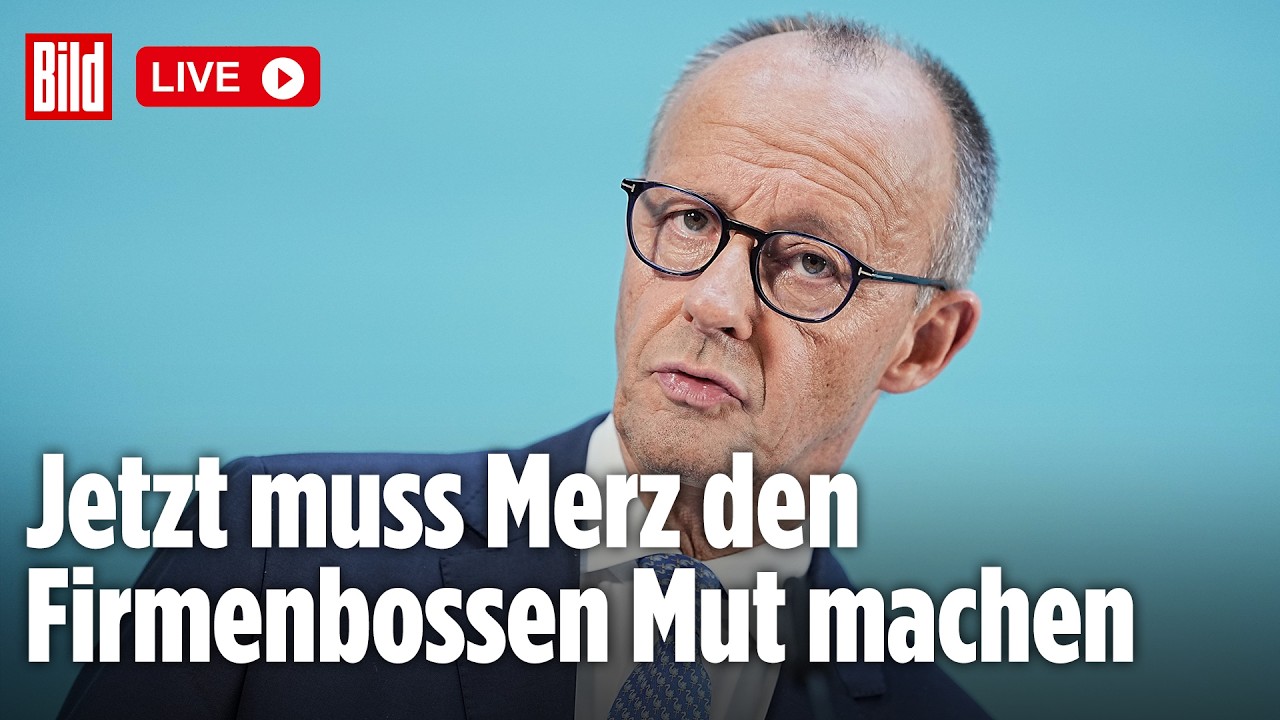 🔴 Bundeskanzler Friedrich Merz spricht beim Arbeitgebertag | BILD LIVE