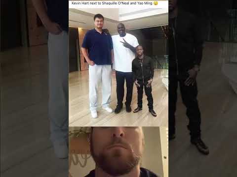 Kevin Hart Meets Shaq and Yao Ming 😱🤯 #shorts #shaq