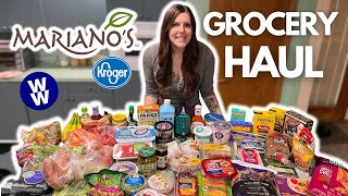 Mariano’s (Kroger) Healthy Grocery Haul For Weight Loss | WeightWatchers Points & Nutrition Info
