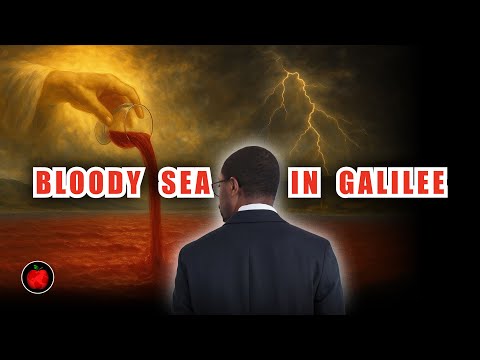 Sea of Galilee Turns Blood Red Fulfilling Joel 2:30. Apocalyptic Signs of the Times In The Last Days