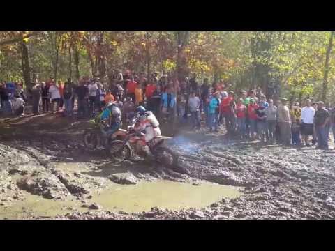 2013 GNCC Powerline Park Mudhole Crash.