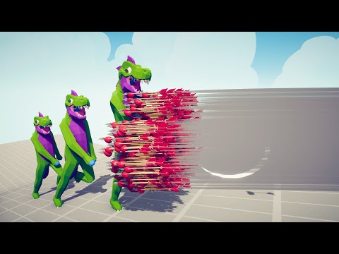 3x T-REX vs EVERY GOD - Totally Accurate Battle Simulator TABS