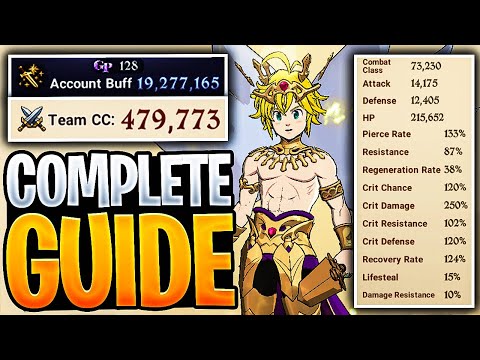 Complete COMBAT CLASS Guide! How It Works & How To Increase CC FAST! | Seven Deadly Sins Grand Cross
