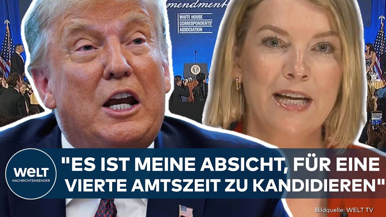 USA: Trump provoziert mit Gala-Rede! "Es ist meine Absicht, für eine vierte Amtszeit zu kandidieren"