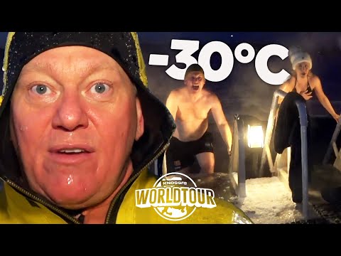 Ice swimming at -30°C: Our coldest day ever! 🥶