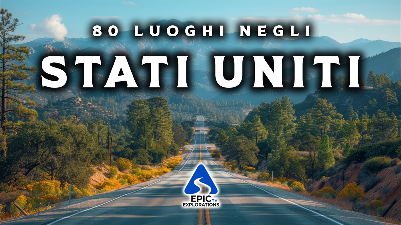 Meraviglie degli Stati Uniti | Gli 80 Luoghi Più Belli degli Stati Uniti d'America | 4K