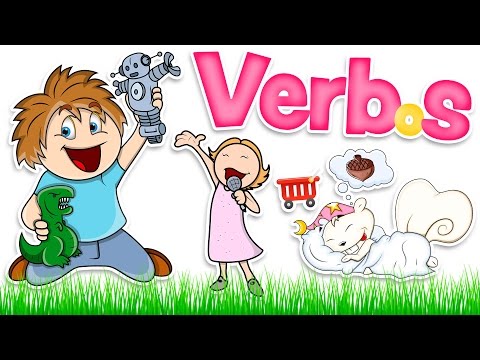 Verbos básicos en inglés y español para niños (basic verbs)
