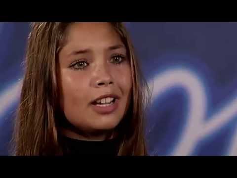 Nervous girl singing her own song - Audition - Idols season 3