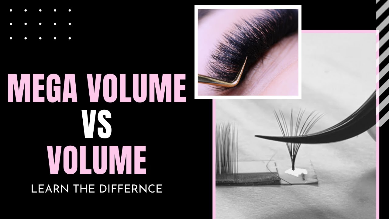 Volume Lashes vs. Mega Volume Lashes