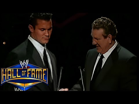 Randy Orton Inducts His Father "Cowboy" Bob Orton Jr. Into The 2005 WWE Hall Of Fame