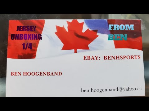 Another jersey unboxing from benhsports