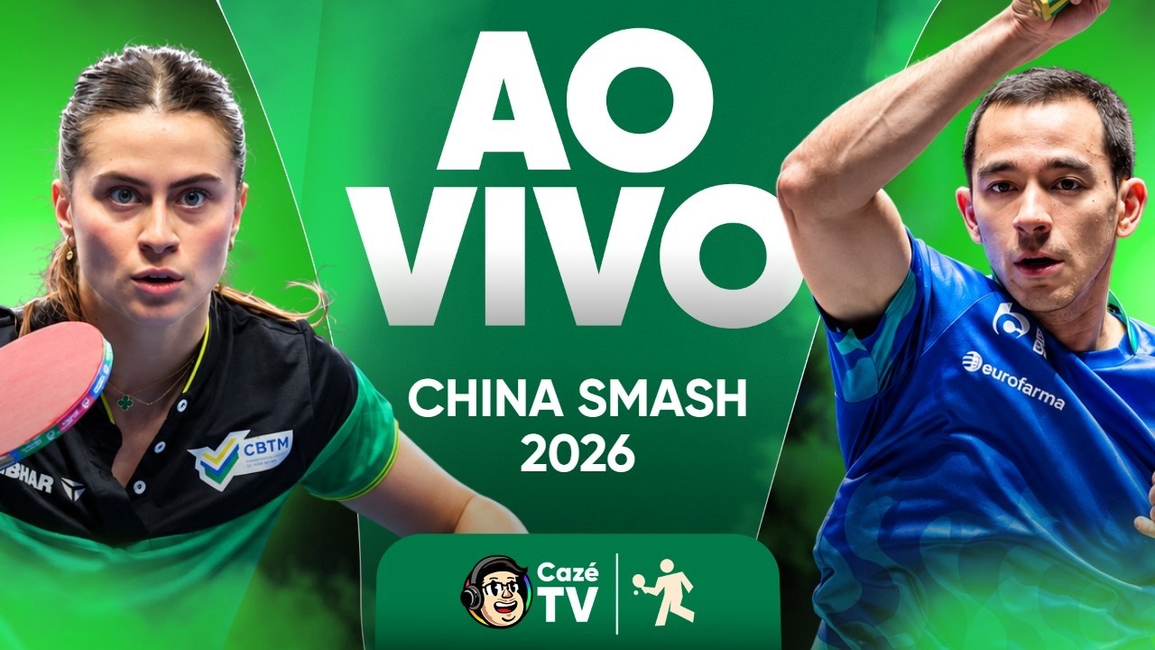 JOGO COMPLETO: TÊNIS DE MESA | HUGO CALDERANO E BRUNA TAKAHASHI NO CHINA SMASH 2026 | 32 AVOS