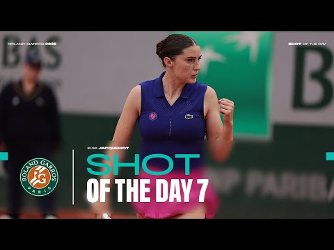Shot of the day #7 Elsa Jacquemot | Roland-Garros 2025