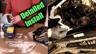 Audi 2.0T ECS Tuning Oil Pan Kit - Detailed Installation