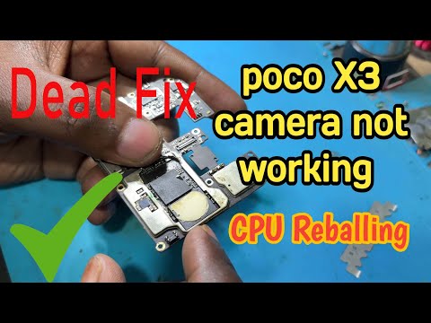 Xiaomi Poco X3  No Power and Not Charging Solution || CPU Reball Tutorial