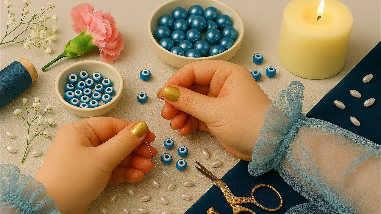 Wow, how beautiful! Look at what I've made with these pearls!!! 😍😊