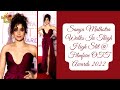 Sanya Malhotra Walks In Thigh High Slit Filmfare OTT Awards 2022