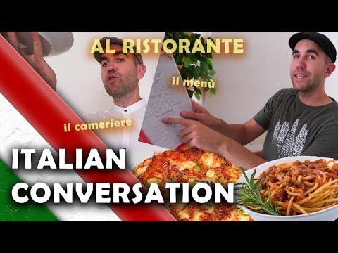 Conversa natural italiana: como reservar um restaurante e pedir comida em italiano!