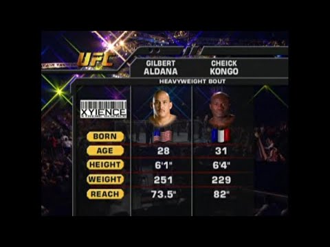Cheick Kongo vs Gilbert Aldana full fight