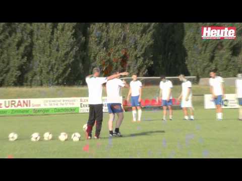 HEUTE.at beim Trainingsbeginn des SC Mannswörth